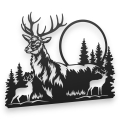 Dekor stalowy na ścianę Jeleń dJ-8