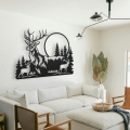 Dekor stalowy na ścianę Jeleń dJ-8