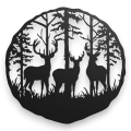 Dekor stalowy na ścianę Jeleń dJ-10