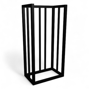 Stalowy stojak na drewno kominkowe, opałowe "Klaszyczny-LOFT2"