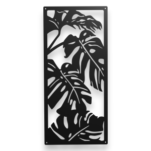 Dekor stalowy na ścianę "Monstera D1"