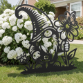 Ozdoba ogrodowa ze stali, krasnal ogrodowy - Skrzat - 5