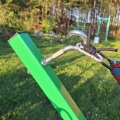 Metalowy, skręcany stelaż, stojak na hamak