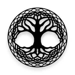 Dekor stalowy na ścianę Drzewo Życia dD-8