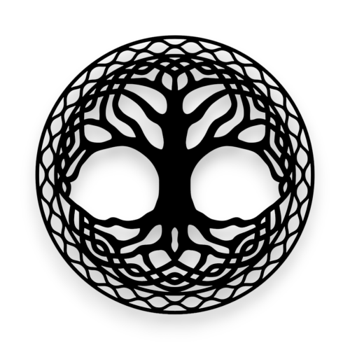 Dekor stalowy na ścianę Drzewo Życia dD-8