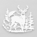 Dekor stalowy na ścianę Jeleń dJ-2