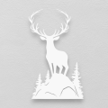 Dekor stalowy na ścianę Jeleń dJ-3