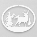 Dekor stalowy na ścianę Jeleń dJ-4
