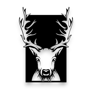 Dekor stalowy na ścianę Jeleń dJ-7