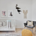 Dekor stalowy na ścianę - Ptaki na gałęzi - dP-2