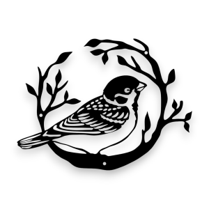 Dekor stalowy na ścianę - Mazurek -  dP- 4