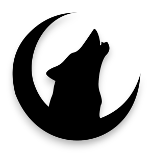 Minimalistyczny dekor na ścianie - Wilk dW-1