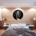 Dekor stalowy na ścianie, Wyjący Wilk dW- 7