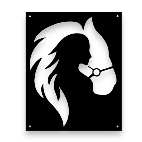 Dekor stalowy, Koń dK-8