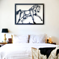 Dekor, stalowy obraz, Koń dK-13