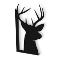 Stalowe, ozdobne wsporniki półki 20 cm - Jeleń - pJ-4g 2szt