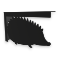 Stalowe, ozdobne wsporniki półki 20 cm - Jeż - pJez-2d